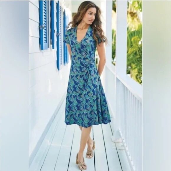 NWT Soft Surroundings Giselle Dress Size L - Picture 1 of 12